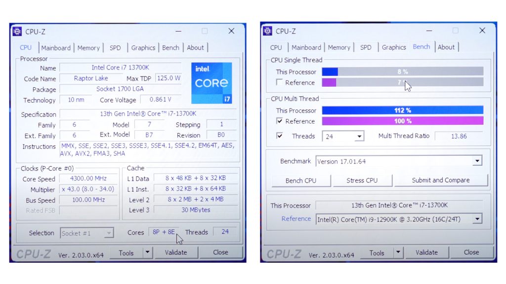 Intel Core i7-13700K